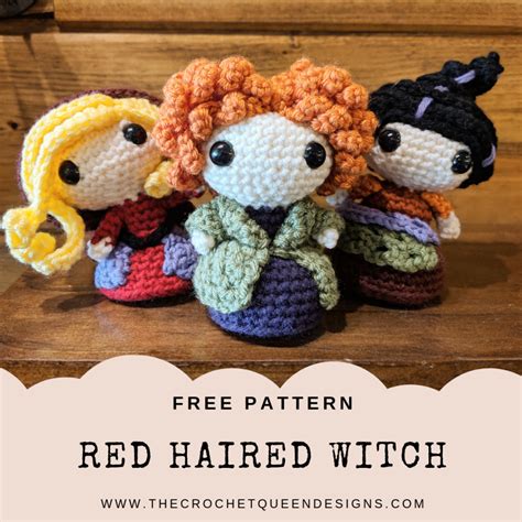 Finding inspiration in nature: crochet witch figurines with a twist